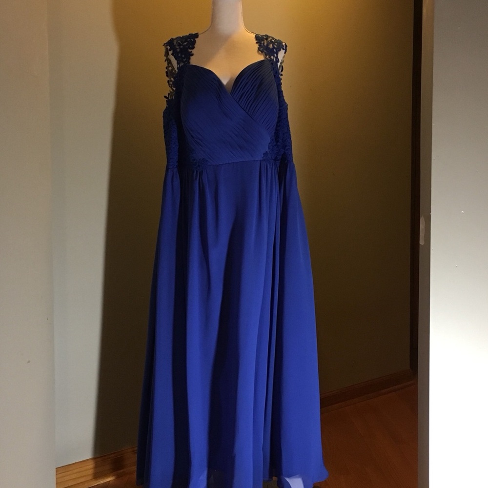 Full Length Gown Royal Blue